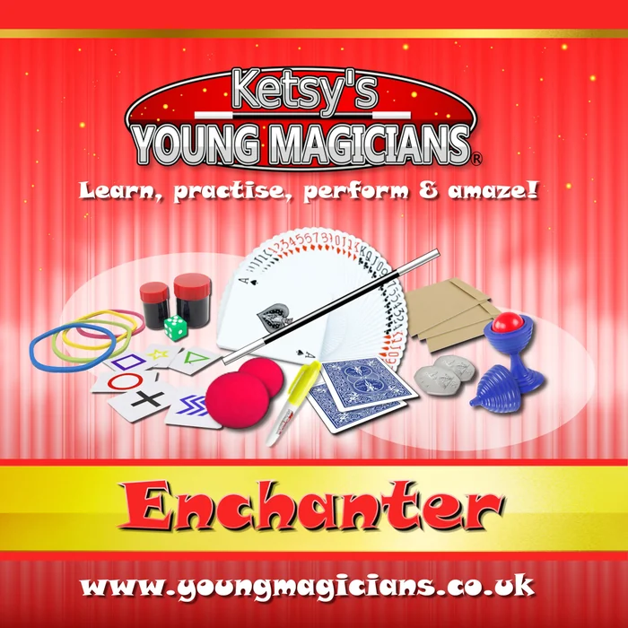 The Level 7 Enchanter sticker booklet from Ketsy&rsquo;s Young Magicians