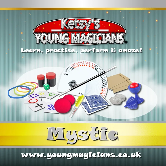 The Level 8 Mystic sticker booklet from Ketsy&rsquo;s Young Magicians