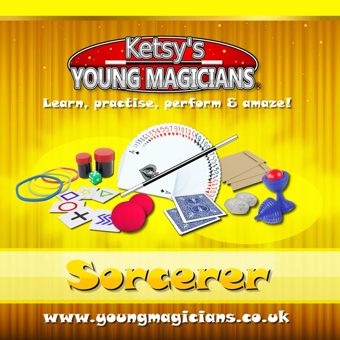 The Level 6 Sorcerer sticker booklet from Ketsy&rsquo;s Young Magicians