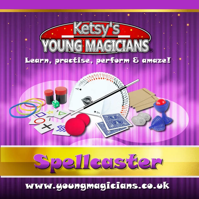 The Level 4 Spellcaster sticker booklet from Ketsy&rsquo;s Young Magicians