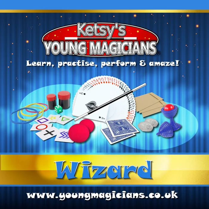 The Level 5 Wizard sticker booklet from Ketsy&rsquo;s Young Magicians