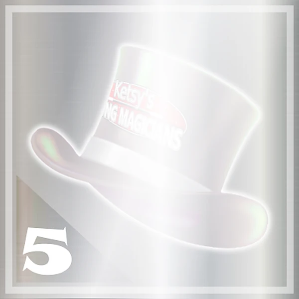 Holographic collector sticker number 5