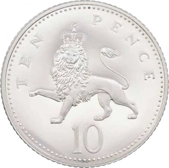 A silver coin used for the vanishing coin trick