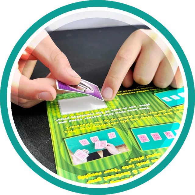 Peeling a rare holographic sticker