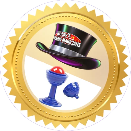 Ball and vase achievement sticker
