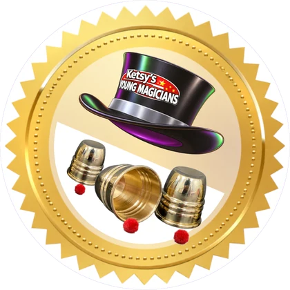 Cups and balls achievement sticker