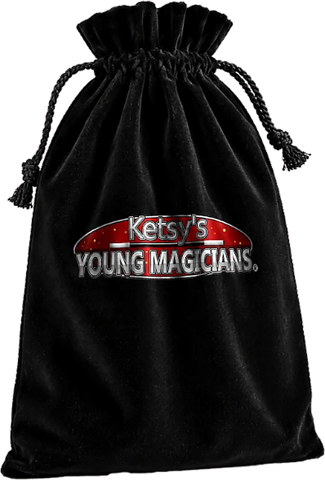 The Ketsy&rsquo;s Young Magicians crushed velvet drawstring party bag that every child takes home